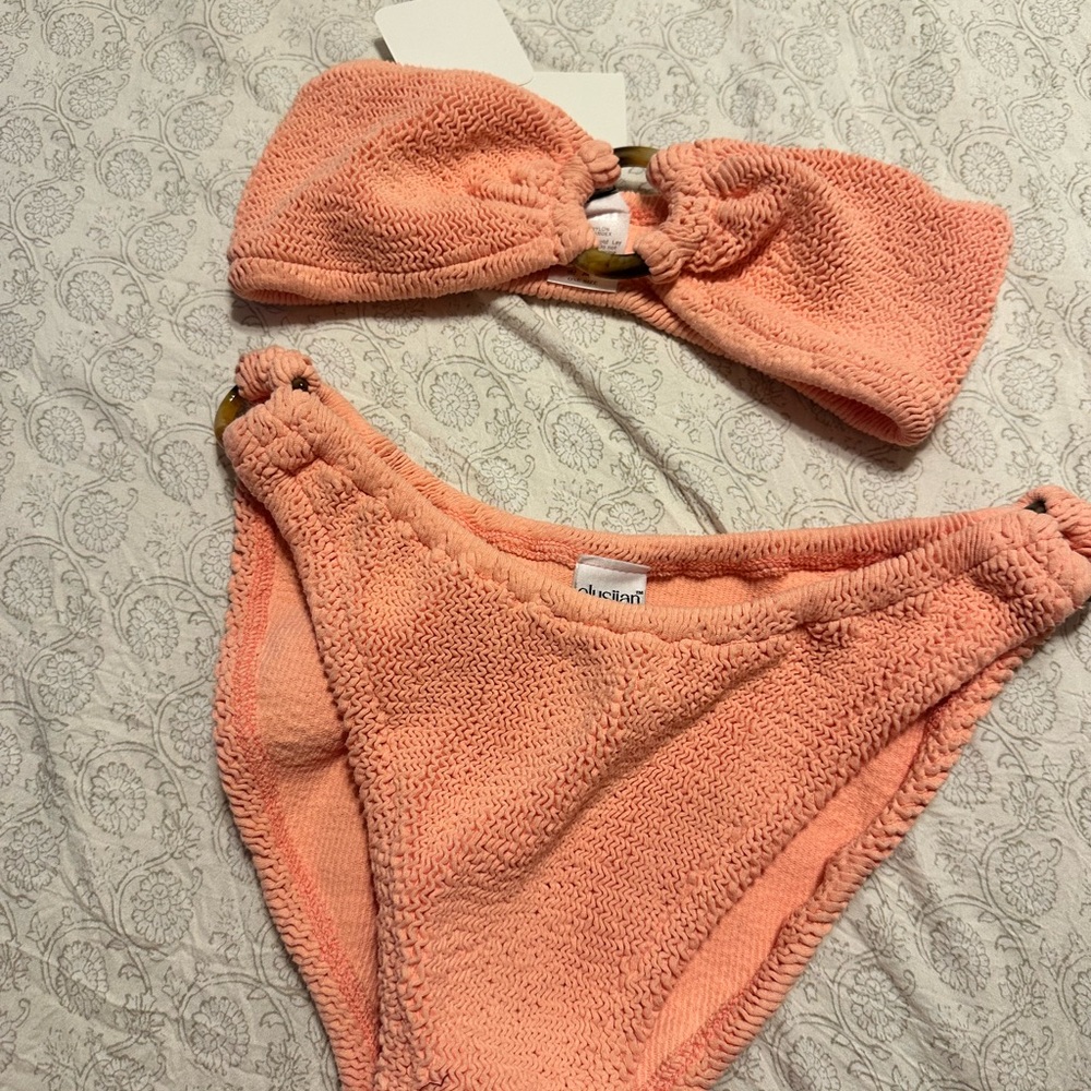 Women's Peach Bikini Set